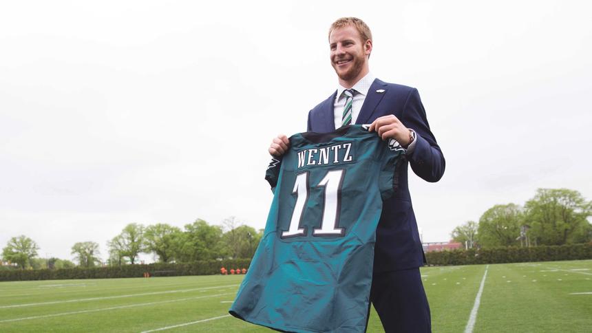 gfhsports's tweet photo. Redshirt year is Philly plan for QB Carson Wentz https://t.co/EGFlklnrYS https://t.co/R6p2MH4UE6