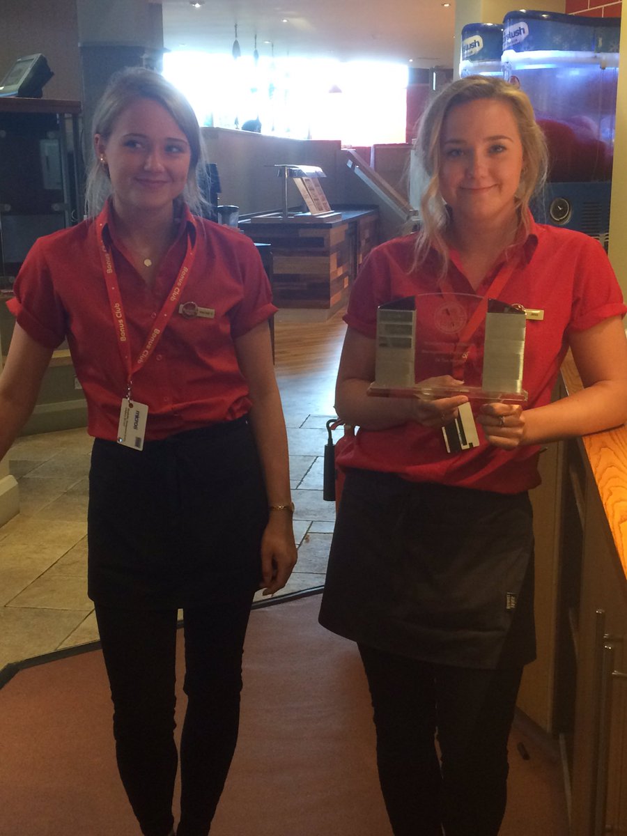 The Marina twins showing off the management performance of the month award 😊 #teamMarina