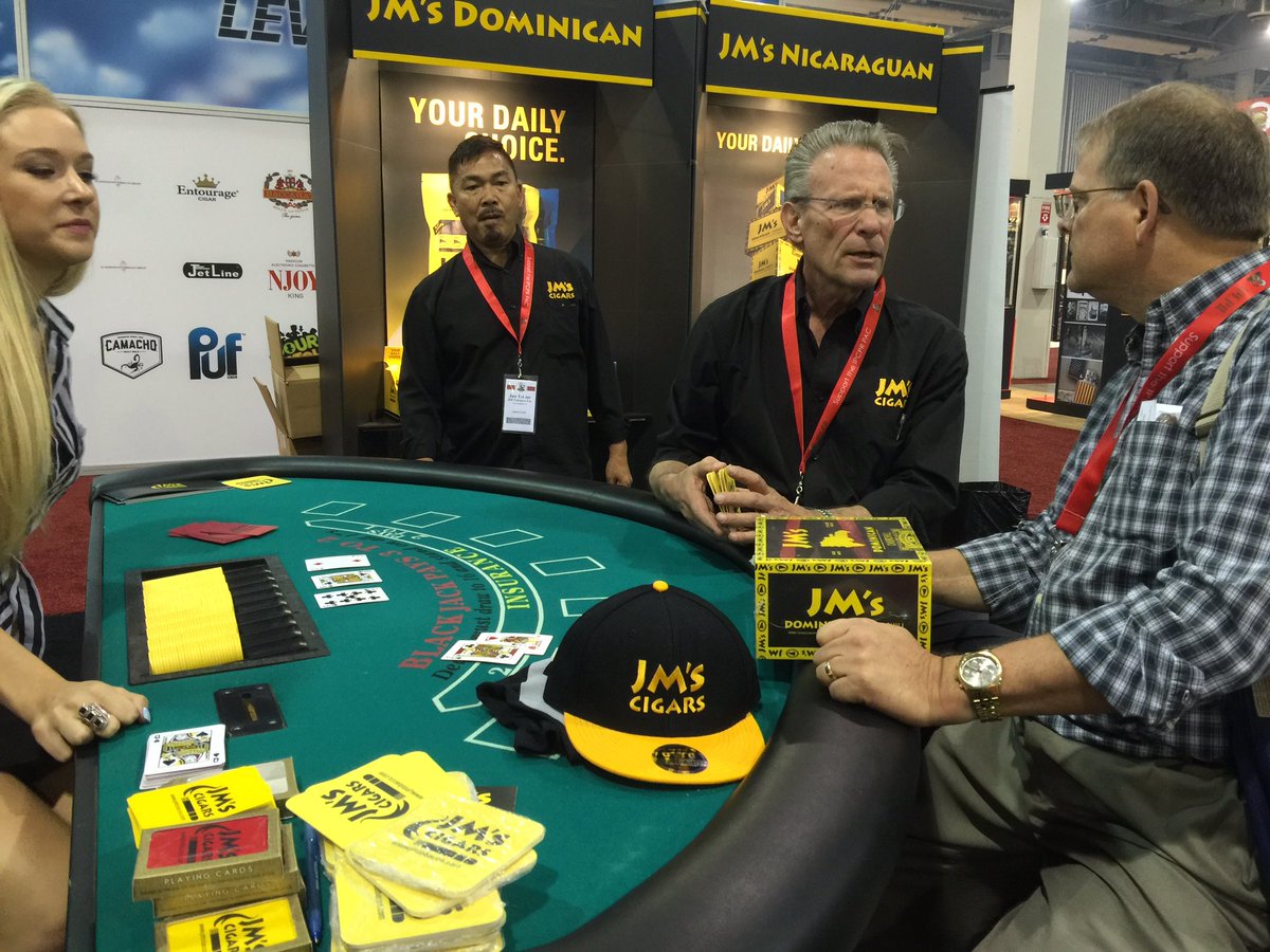 jefslat's tweet photo. Winner @JMTobacco Bring your poker chip to play some black jack @cigarweekly @theIPCPR #ipcpr16 https://t.co/MypTFtfZsf