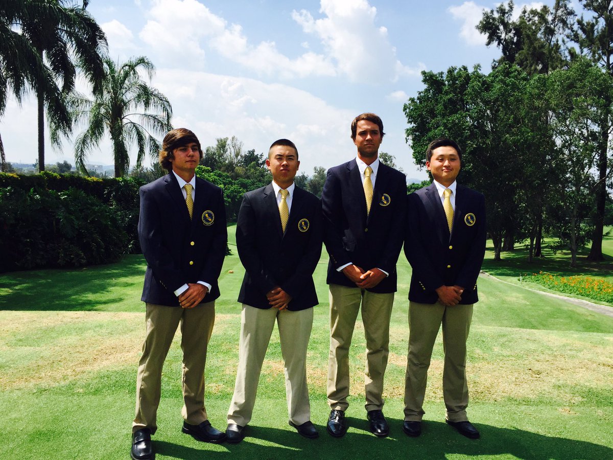 NorCalJrGolf's tweet photo. JGANC Boys looking rather spiffy at 2016 Boys Junior Americas Cup at Guadalajara Country Club. https://t.co/PAfQZZVDs6