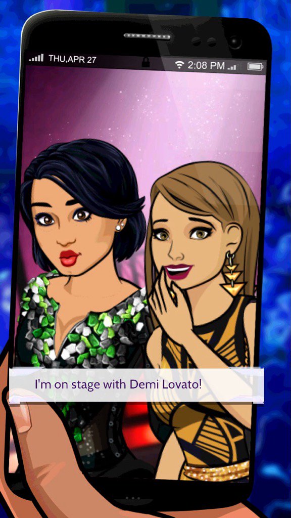 bIeuIune's tweet photo. I got a photo on stage with Demi Lovato! #episode #demipathtofame https://t.co/0r0ysYNVY7 https://t.co/Ickwd9IrZO