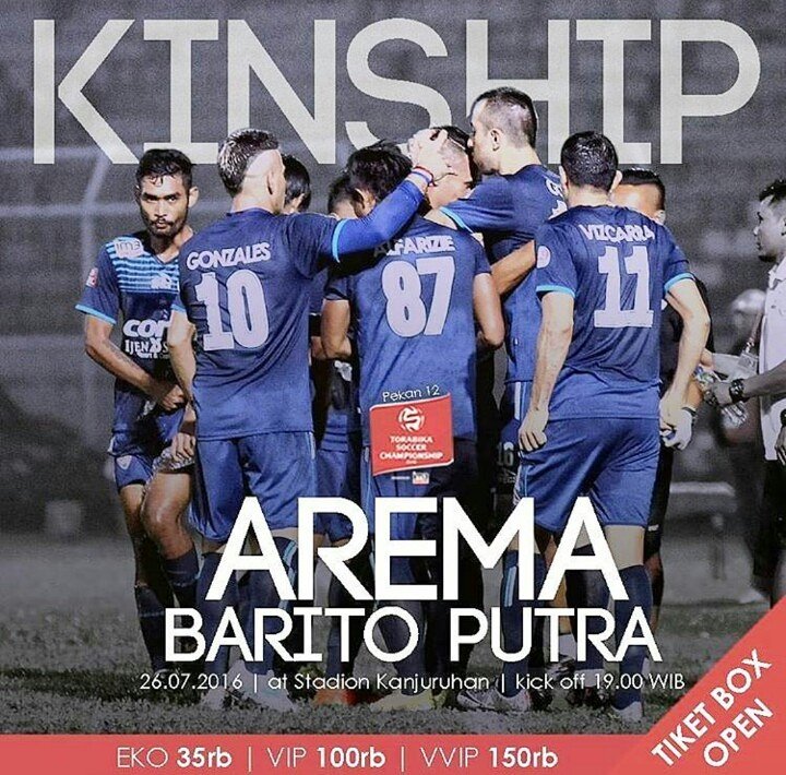 NEXT MATCH !!
AREMA VS BARITO PUTRA
KICK OFF 19.00