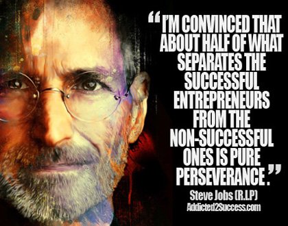 1MillionCupsPHF's tweet photo. Wishing you #purePerseverance today in all that you do! #stevejobs #entrepreneur https://t.co/ldXkxKUtzR