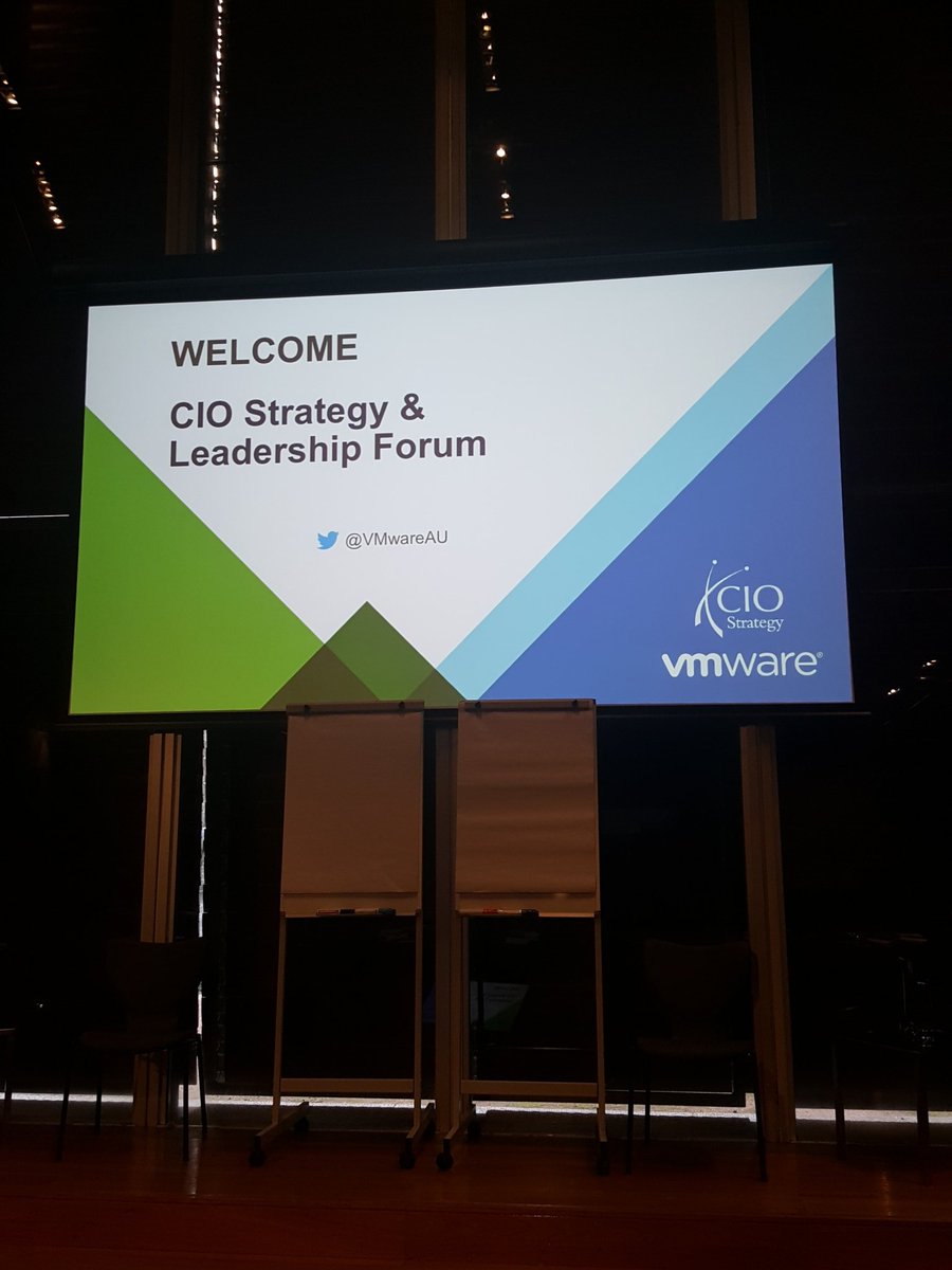 20 mins to kickoff @vmwareau @CIOStrategyAU #CIO great line up for today's CIO Strategy &amp; Leadership Forum