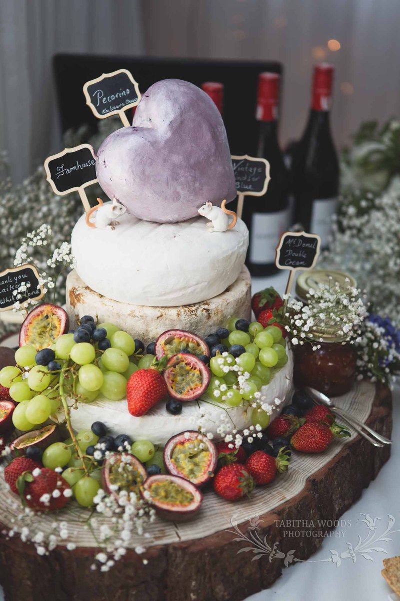 Our #weddingcheescake from <a href="/kaikouracheese/">kaikoura cheese</a> and <a href="/whitestonecheez/">Whitestone Cheese Co</a> was awesome @DairyCowQueen photo <a href="/TabithaWoods001/">TabithaWoodsPhotog</a>