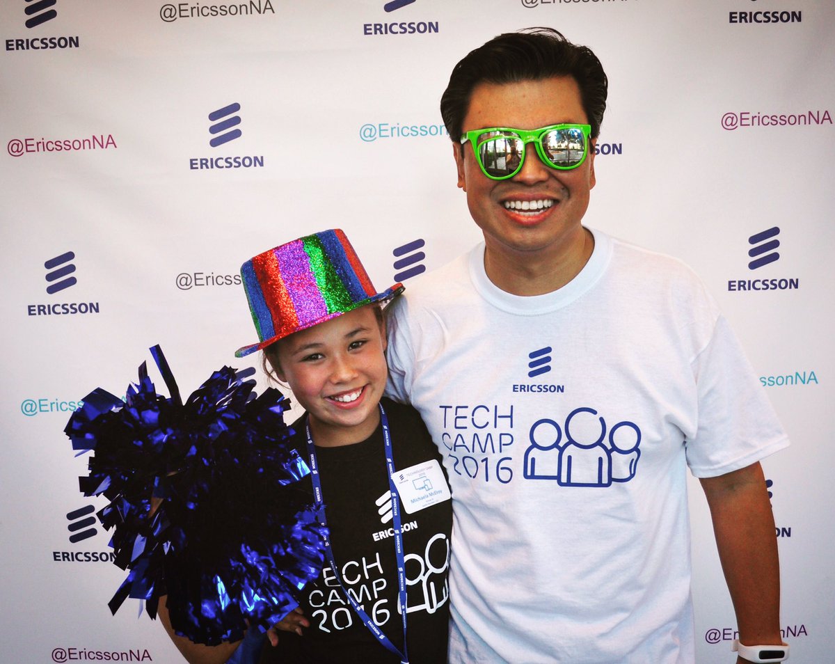 C3Ericsson's tweet photo. Her first #ericssontechcamp16 was a great success! Thanks @EricssonNA and all the great volunteers! https://t.co/KaU9OKsBej
