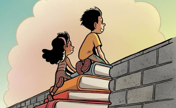 TED_ED's tweet photo. Why comics belong in schools … and more ideas from graphic novelist Gene Luen Yang: https://t.co/iTOm23UixZ https://t.co/rJm0hGLzbB