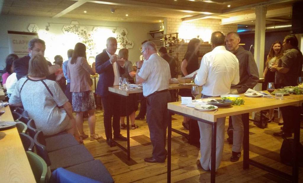 thisisclapham's tweet photo. #claphamworks business networking event @trinityupstairs in #clapham https://t.co/OyrEK2wST2 https://t.co/SlUZQj5xHQ