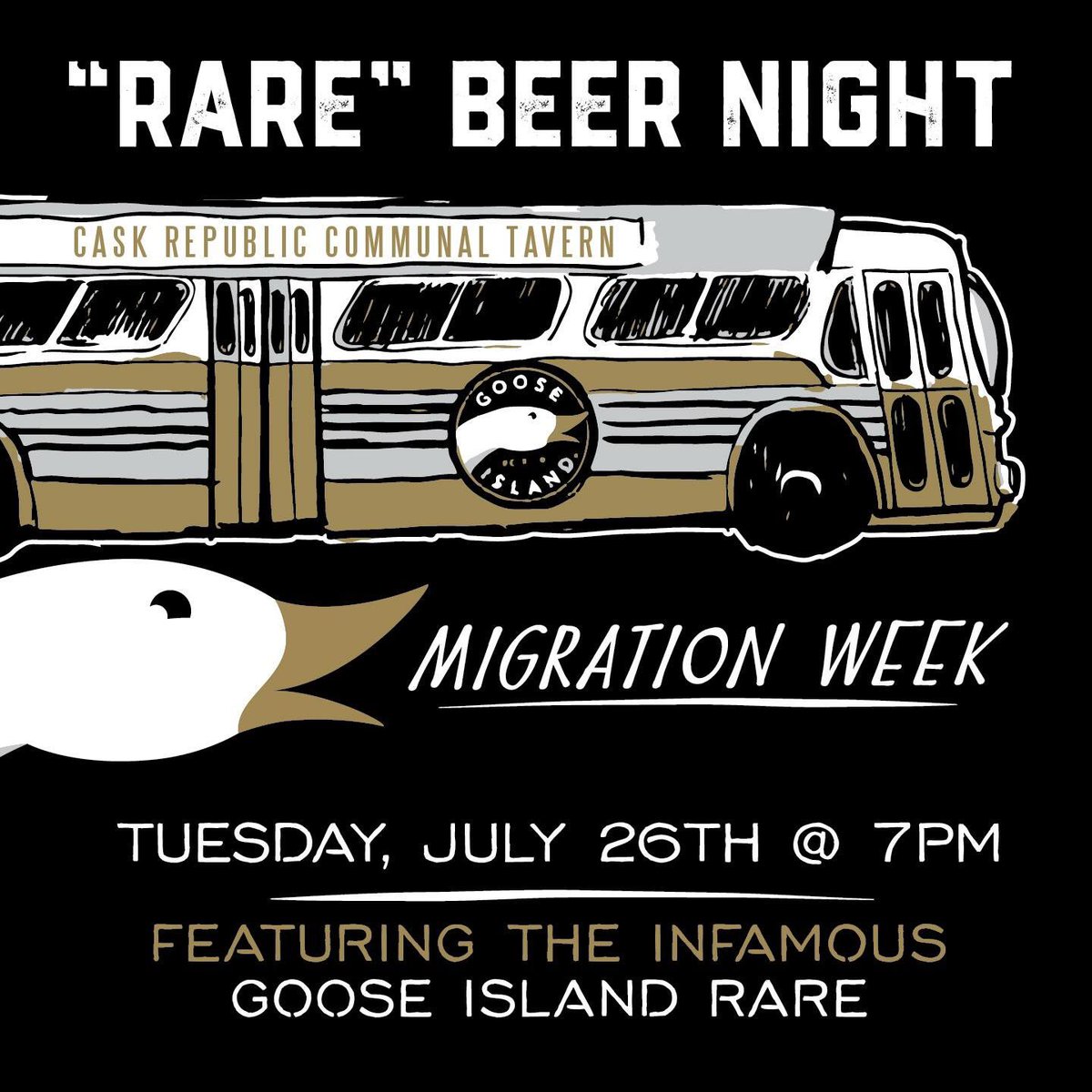 We've got about 6 spots left to get in the Goose Island Bourbon County Rare for tomorrow nights event in #NewHaven!