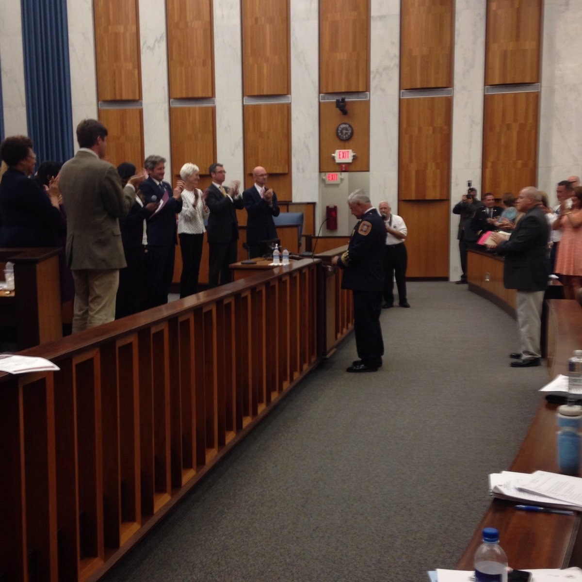 RFDVA's tweet image. #rvacouncil Recognizing BC Cersley tonight for 42 yrs of service to RFD. He will officially retire on September 1st.