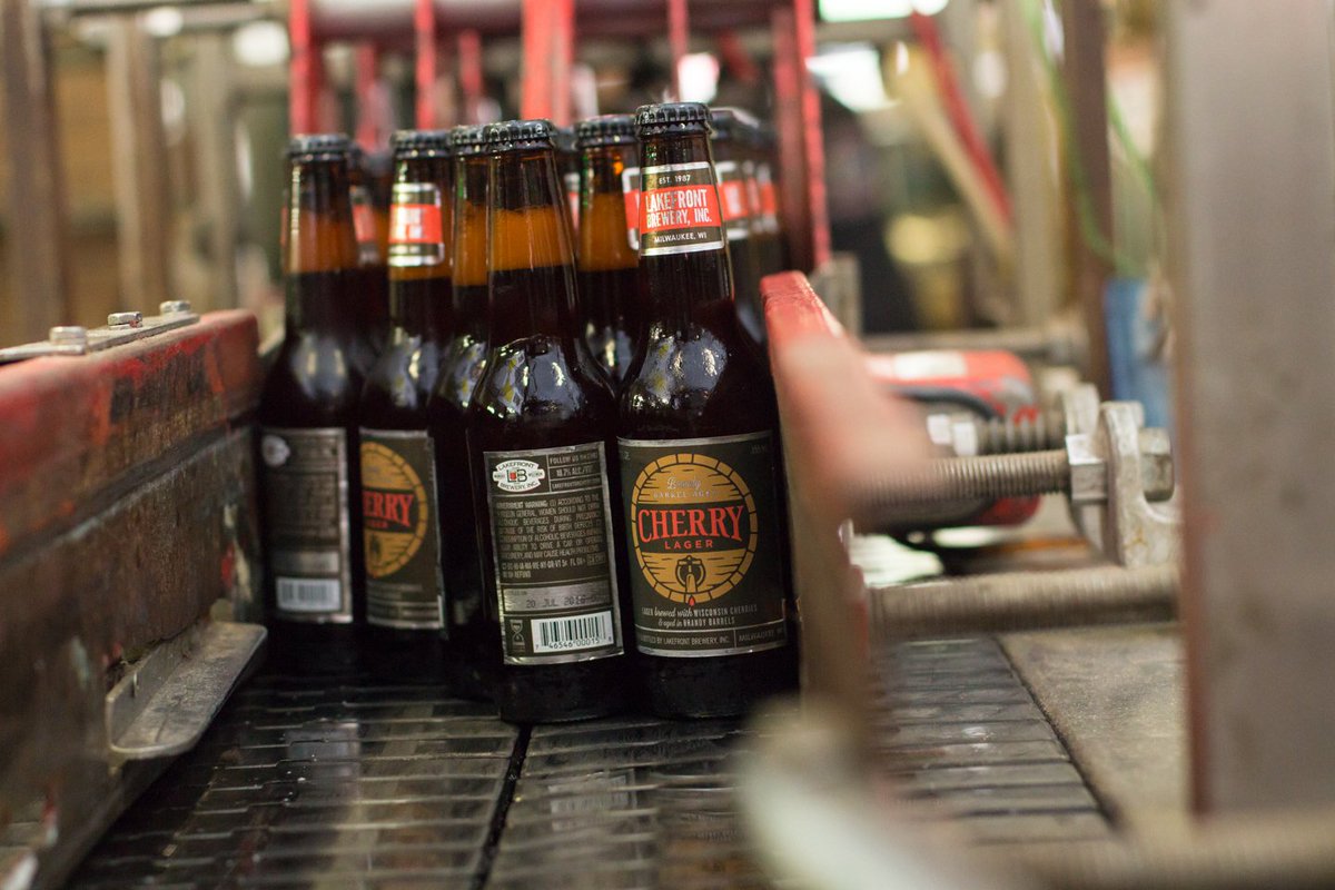 Just bottled last Wednesday, Brandy Barrel-Aged Cherry Lager should hit store shelves, soon.