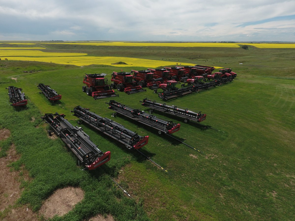 #Harvest16 is quickly approaching, and this farm will be ready for it! <a href="/Case_IH/">Case_IH</a> #MacDon #FarmersFeedTheWorld