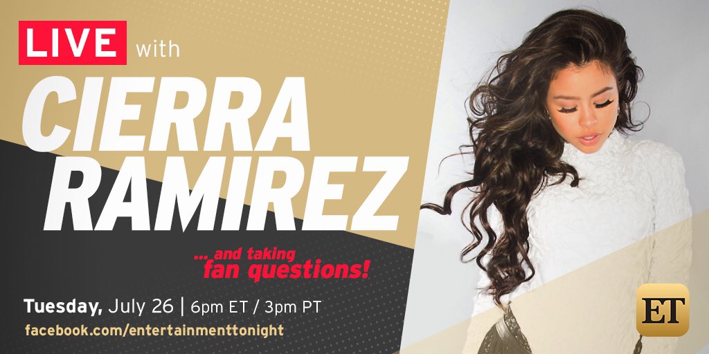 cierraramirez's tweet image. So excited for tomorrow!  Tune in @etnow #Boothangs 💖