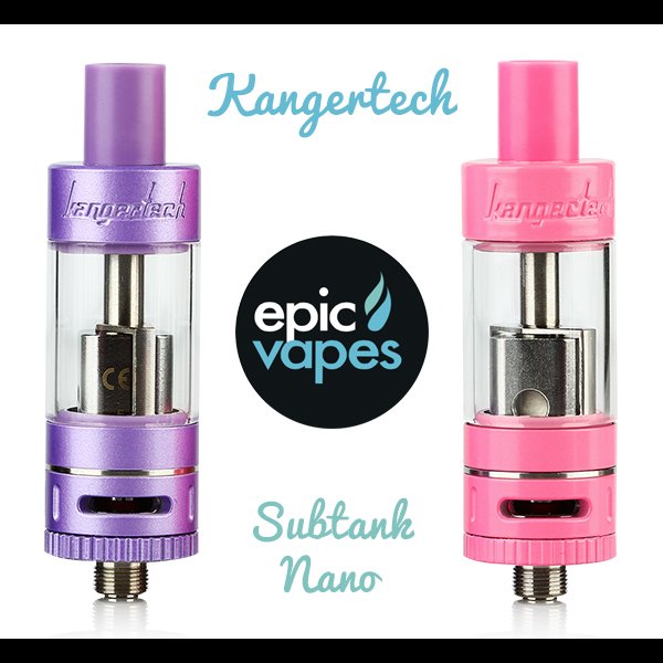epic_vapes's tweet photo. Now Available at #EpicVapes! Kangertech Subtank Nanos! Pink or Purple?

https://t.co/b93t15Qays https://t.co/Rr5f2Ap0tM