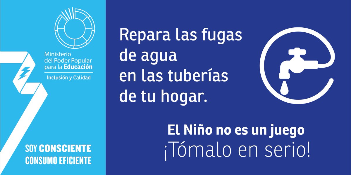 Si no la estas usando, apaga la luz y la madre tierra te lo agradecerá #ElNiñoNoEsJuego