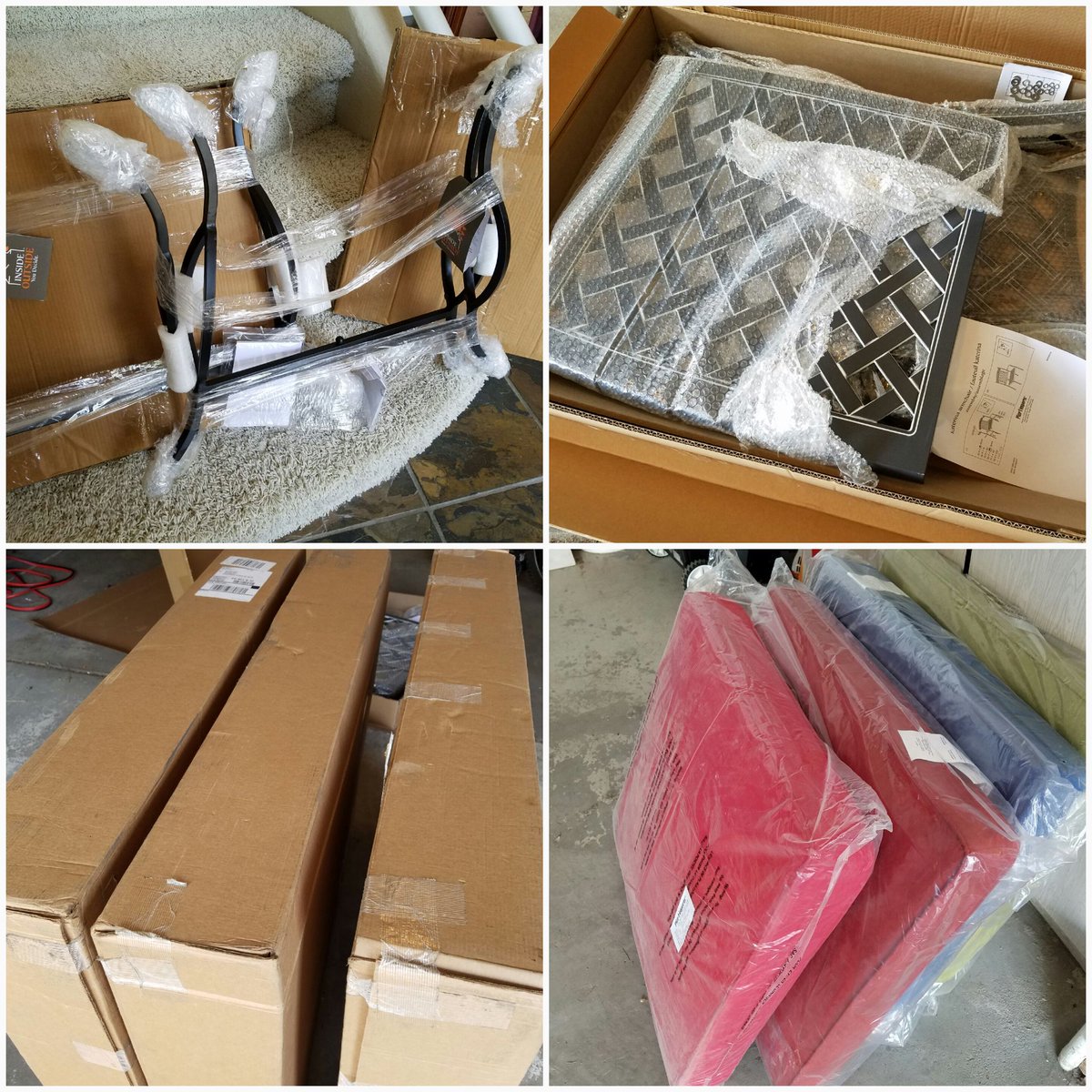SWTubbs's tweet photo. More examples of .@pier1 bogus "WHITE GLOVE SERVICE" for $169 - see THEY decided what they'd put tgthr. No response https://t.co/NOiBeBY7jr