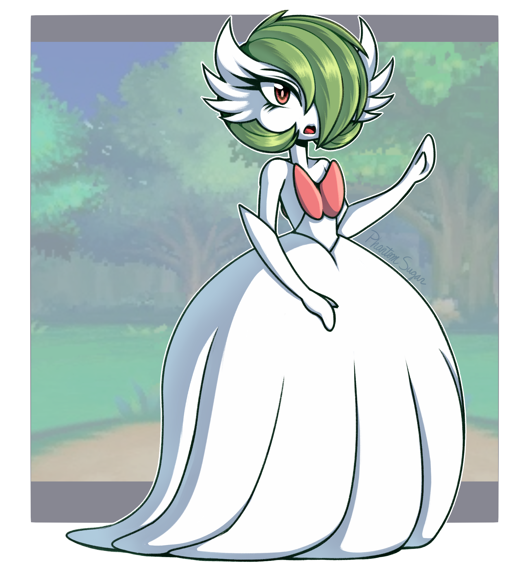 ⭐𝙎𝙪𝙜𝙖𝙧⭐// Survivin' life on X: Mega Gardevoir!~ #Pokemon #FanArt   / X