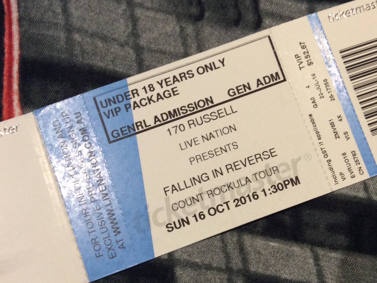 ProdanovicCodii's tweet image. Can&apos;t wait to go to falling in reverse this October