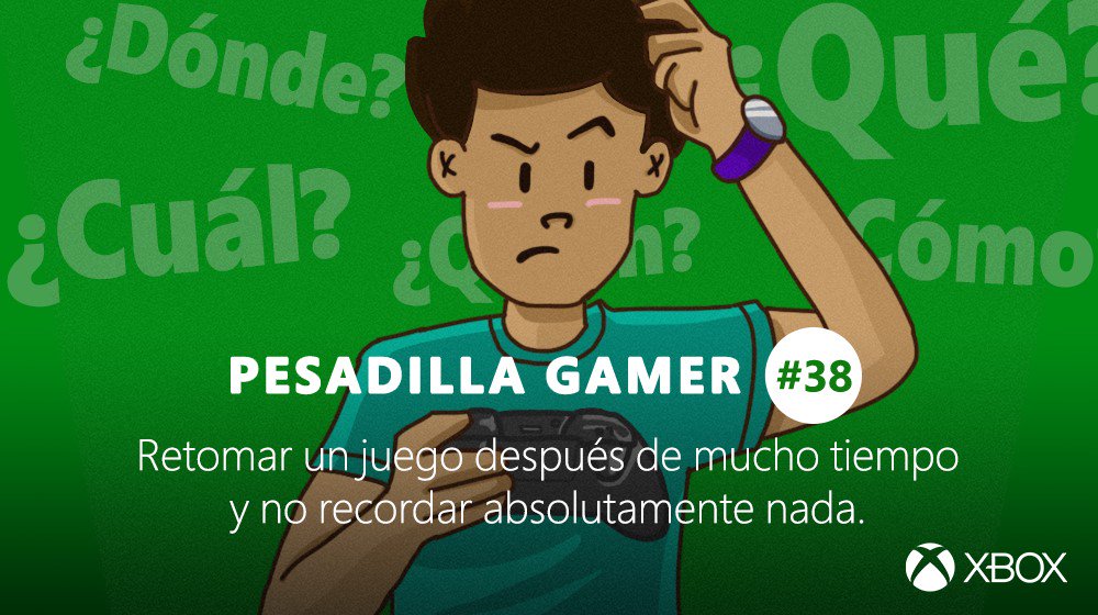 XBOXMexico's tweet photo. A todos nos ha pasado… ¿o no? #PesadillaGamer https://t.co/MM51La41Mg