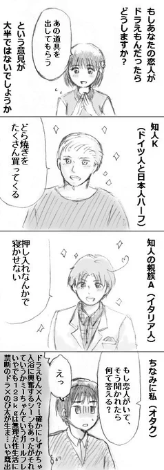 【実録】恋人に「私がドラえもんだったらどうする？」って聞かれた時の知人らの答えが可愛すぎた…みなさんならどう答えますか？ 