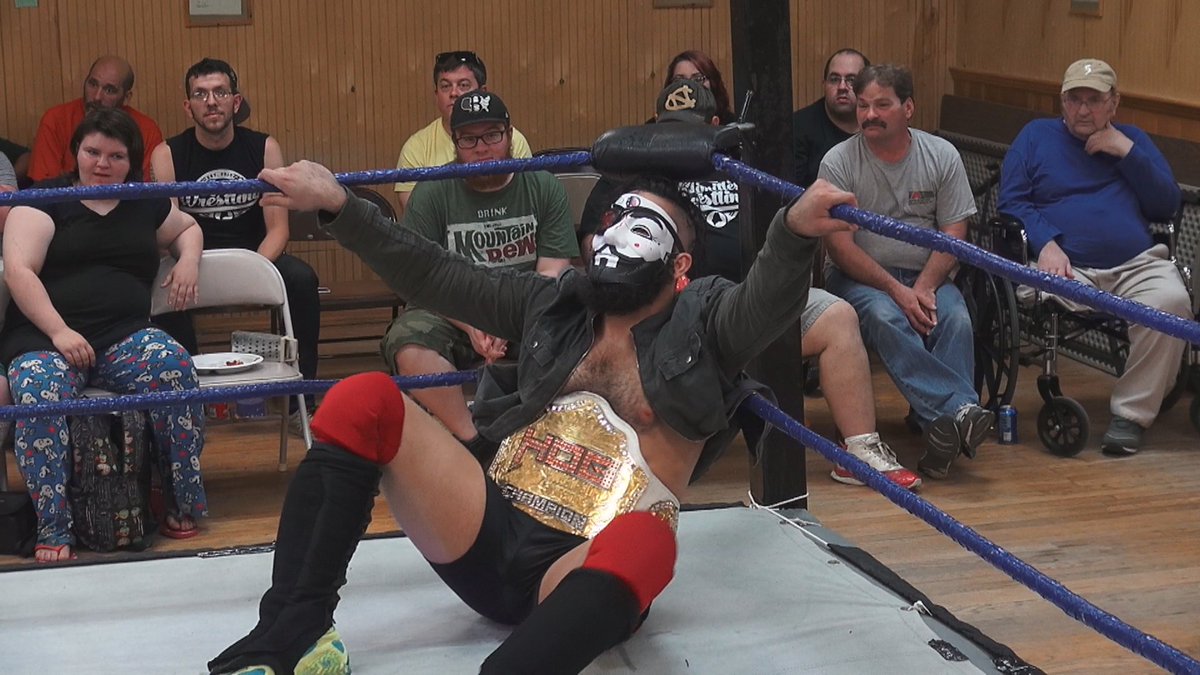 tctapes's tweet photo. For the @HOGwrestling Elite championship, it's @HouseOfGangone vs. #RickKing vs. @MindEraserMG https://t.co/nCaYZCUMms