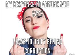 BewleyBuck's tweet photo. #sarahsilverman  After being blatantly lied to for a year some of us do not just ignore it #DemExit #CorruptionCon https://t.co/qqpU6Uml2H