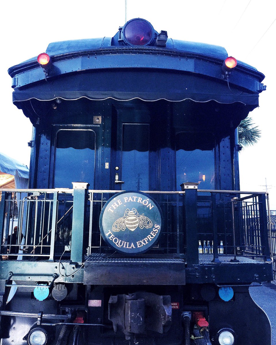 All aboard. <a href="/Patron/">Patrón Tequila</a> #secretdiningsociety. #followyournola #tequila <a href="/TastingTable/">Tasting Table</a>