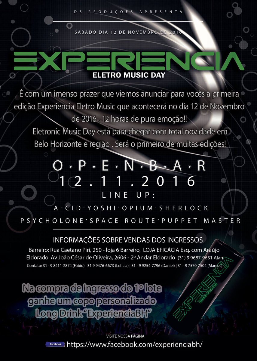 BhExperiencia's tweet photo. #experienciaBH #Djopium #Djsherlock #PuppetMaster #Yoshi # Djpsycholone #SpaceRoute #DjAcid https://t.co/Jvz6pbkzUu https://t.co/HtjWbWptlR
