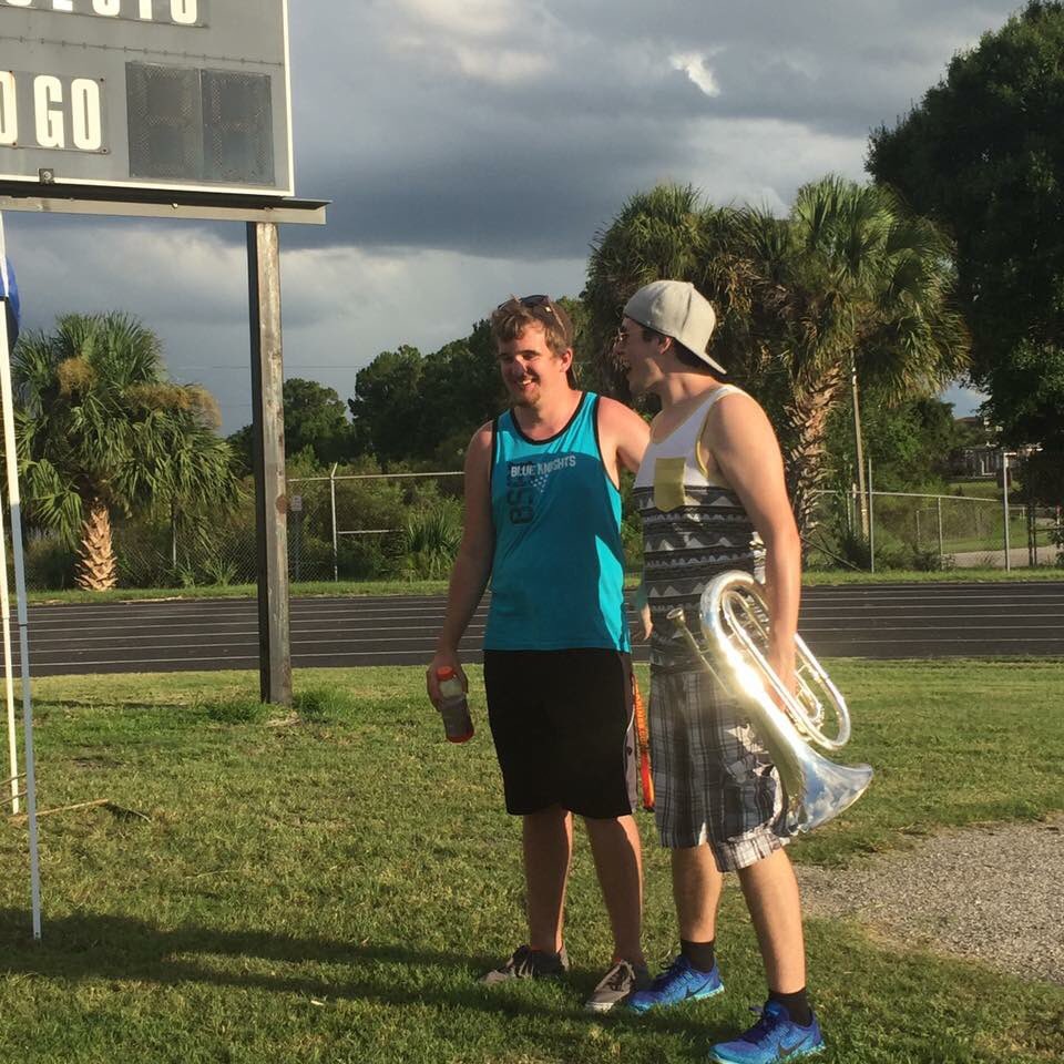 ryanclark72's tweet photo. MY BEST FRIEND @RyanPolk22 AND I TEACHING KIDS HOW TO SELL THEIR SOULS TO BAND! #band #bandcamp #Scheherezade https://t.co/01lyjlnAii
