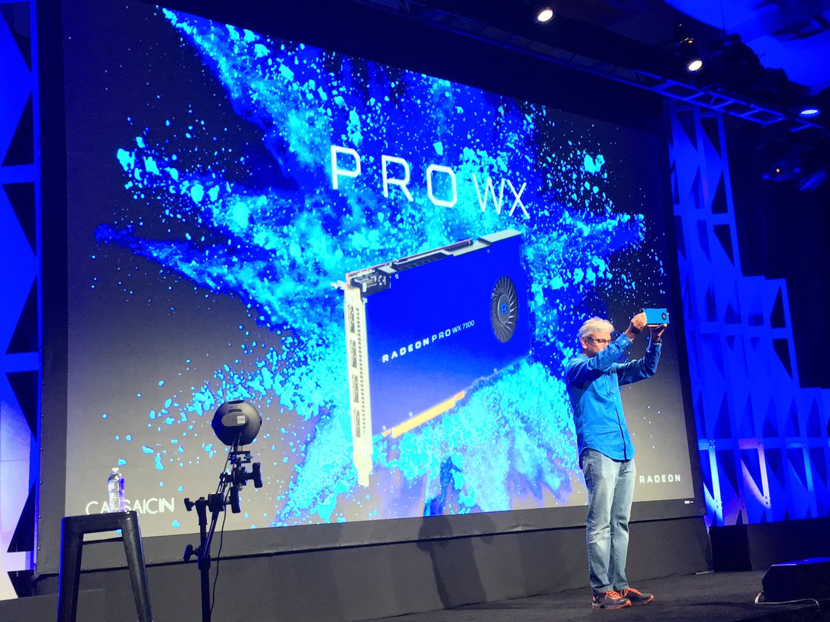 Mas_OregonState's tweet image. .@AMD new @RadeonPro WX graphics cards colored w/ #YInMnBlue #AMDCapsaicin @OSU_Chemistry @richgcarter_OSU