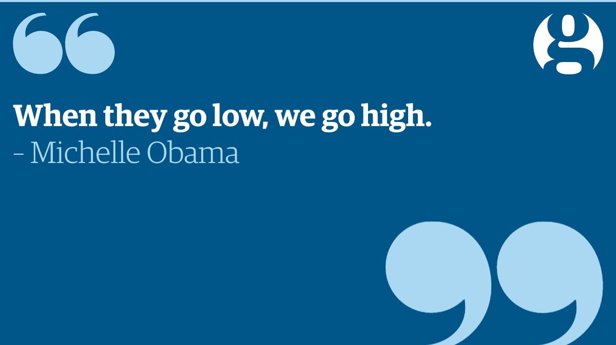 guardian's tweet photo. Michelle Obama lays it down. Live updates: https://t.co/FUdsouIXqm #DemsinPhilly https://t.co/5TaADIKAwJ