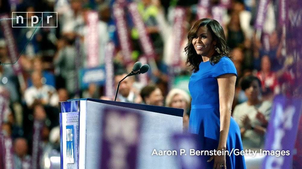 “What I admire most about Hillary, is that she never buckles under pressure." -- <a href="/MichelleObama/">Michelle Obama</a> at #DemsInPhilly