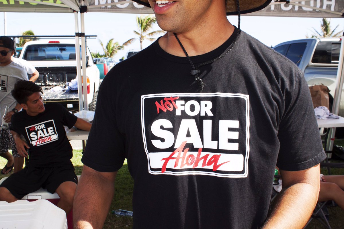 DEFENDxHAWAII's tweet photo. Aloha : *Not For Sale https://t.co/HYa45IsE06