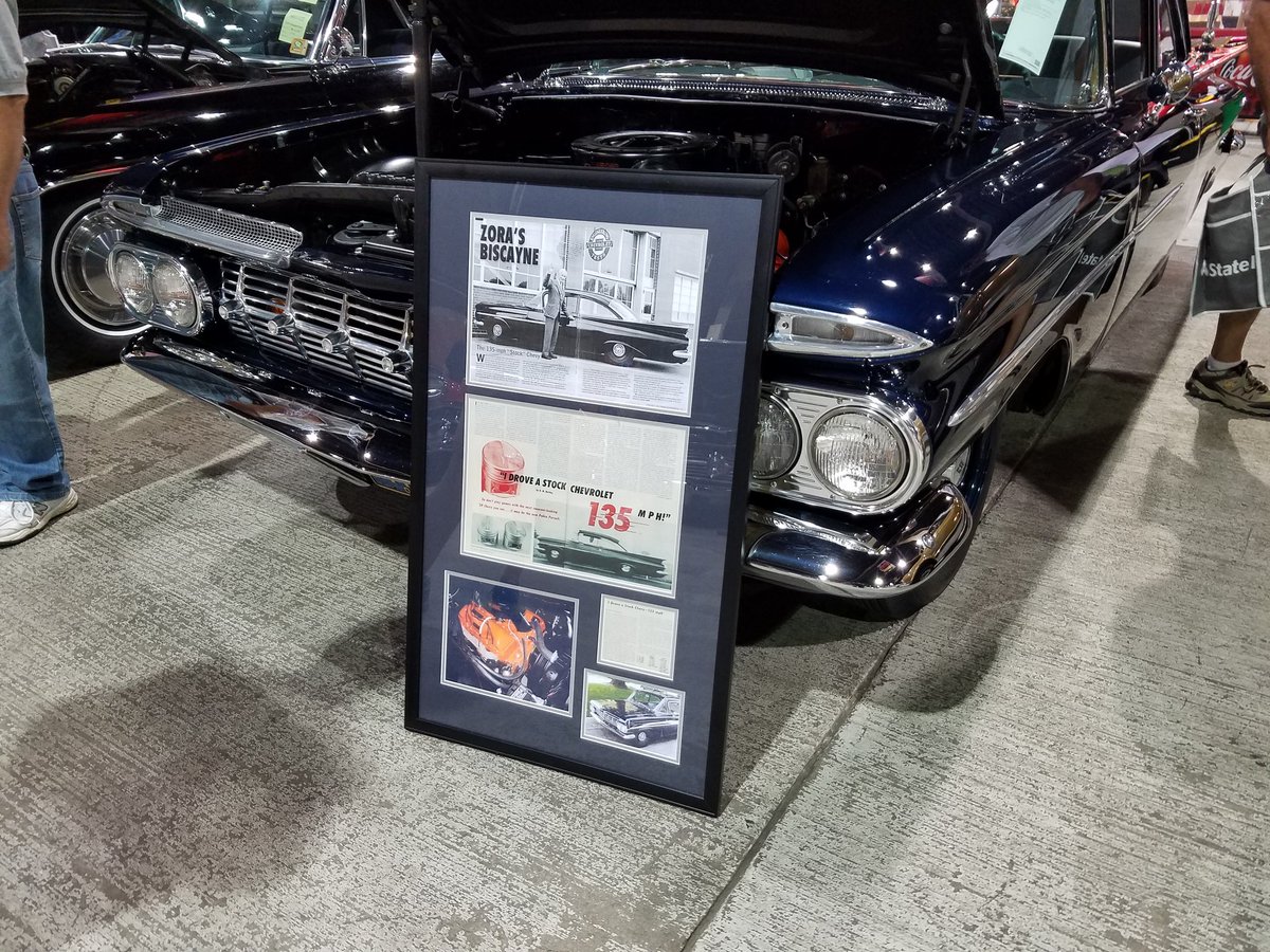 DeanVacX's tweet photo. Killer 1959 #Biscayne #Oregon #StatePoliceCruiser  from #MecumHarrisburg with #348V8 and #3spd #ZoraDuntov https://t.co/drXUGIRxxY