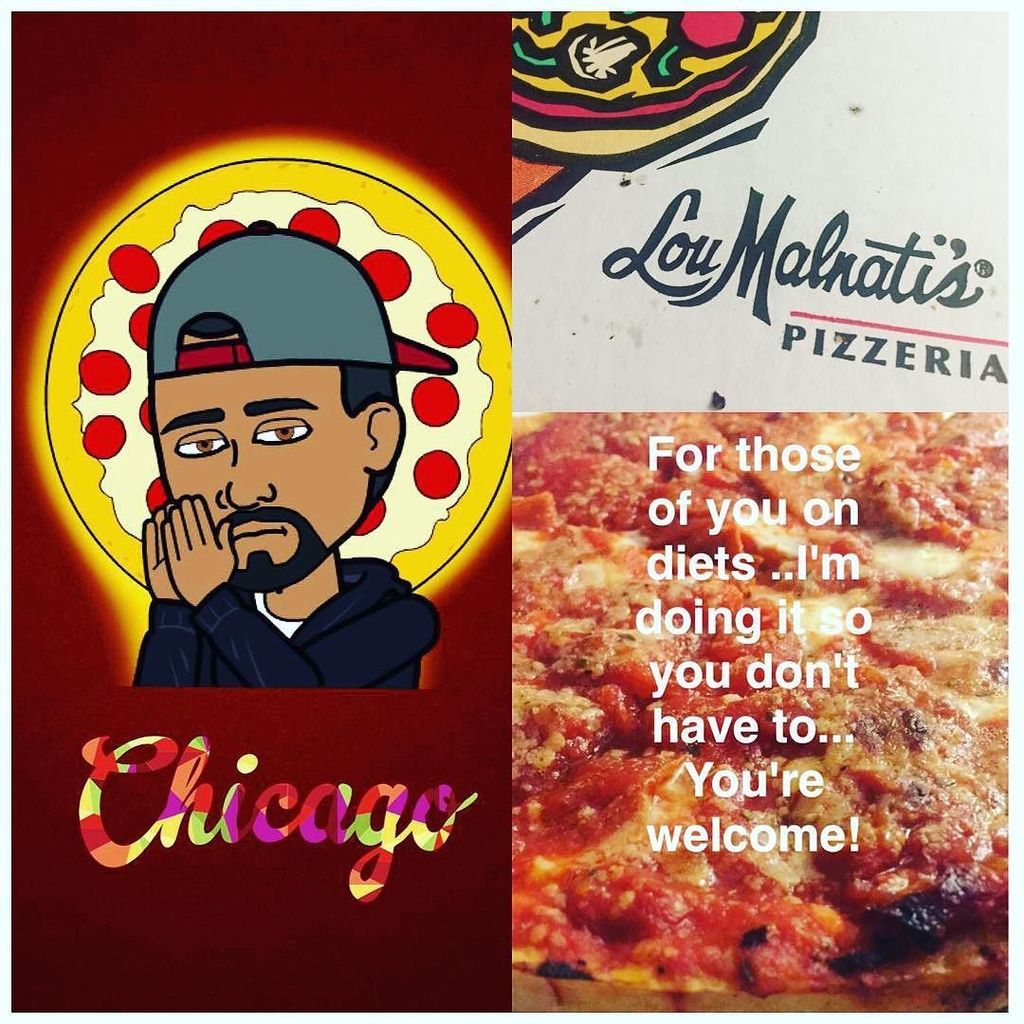 IamWillMaxwell's tweet photo. Chicago knows pizza that's for sure!!! #loumalnatispizzeria #IsTheTruth #SoMuchCheese #Imm… https://t.co/4fITVdJN8O https://t.co/nkVRKry6uz