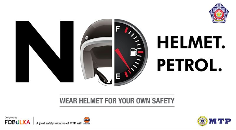 MumbaiPolice's tweet photo. Because your life is more precious than the money you pay for the fuel #SafetyFirst https://t.co/BQ2xRIz7SO
