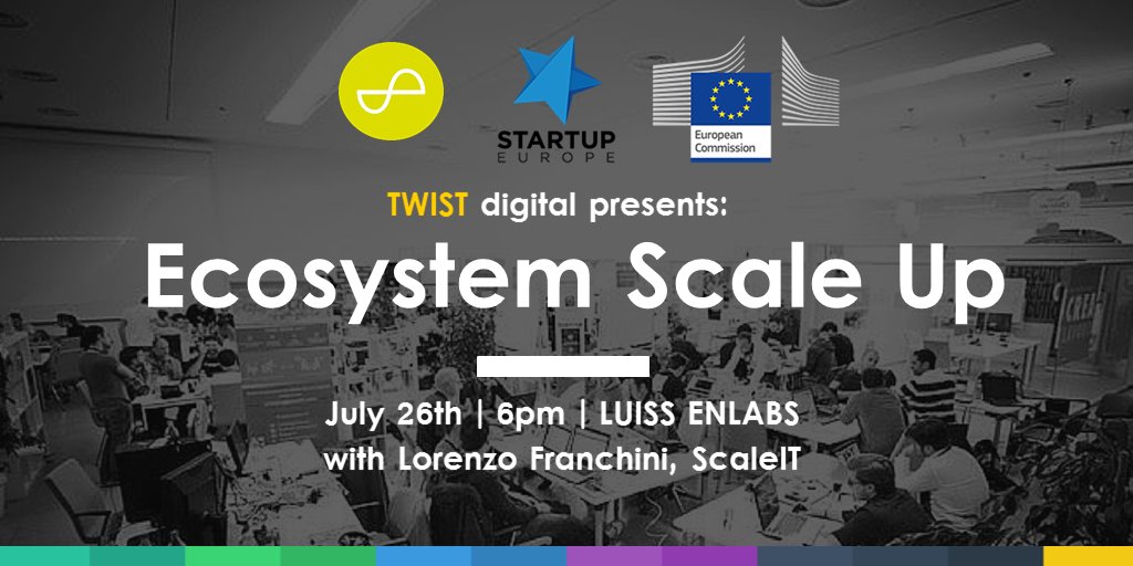 On July 26th we will host an event by <a href="/digitaltwisters/">TWIST - StartupEU</a> &amp; <a href="/StartUpEU/">Startup Europe & Innovation Radar</a>. #startup? Register here bit.ly/2a04d51