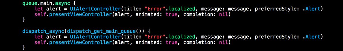 MishaGlukhov's tweet image. First one definitely better)
#appleswift #swift #gcd