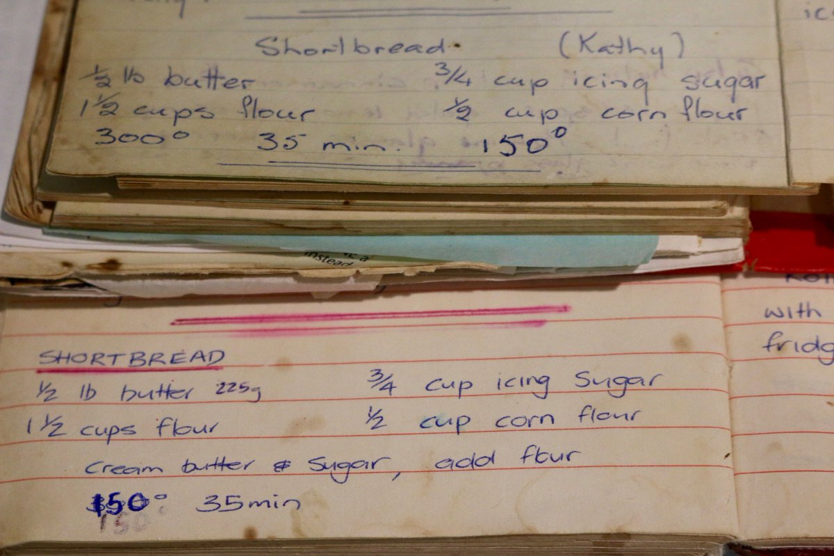 Love going through my mum's and Nan's recipe books. #shortbreadrecipe #baking #bakingblog #shortbread