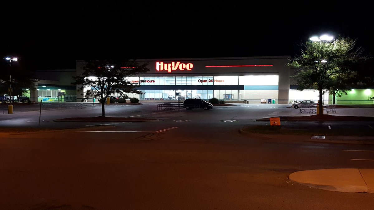 A HyVee employee sitting outside on break was punched &amp; robbed by 6 black males early Tues morning in Shawnee