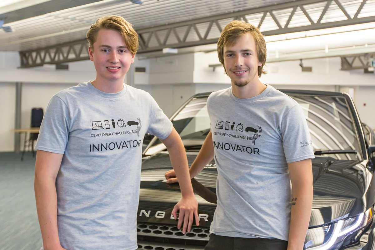 JLRdevchallenge's tweet image. Presenting Team Instinct, the winners of the 2016 Jaguar Land Rover Developer Challenge! #JLRdevchallenge @PARKIN95