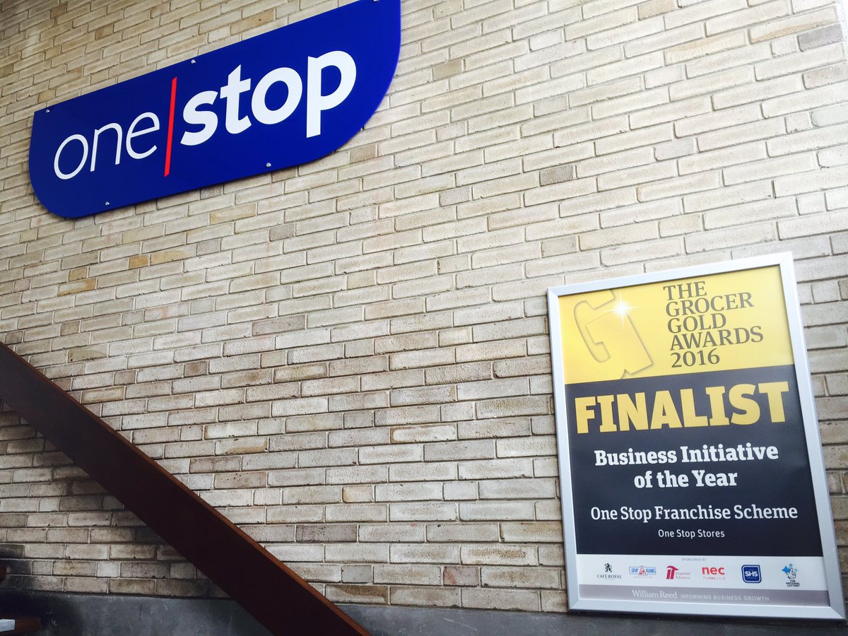1StopFranchise's tweet photo. Proudly displaying around the business. Amazing achievement reaching the final of the @TheGrocer Gold Awards 🎉 https://t.co/dUEkZRd5Xy