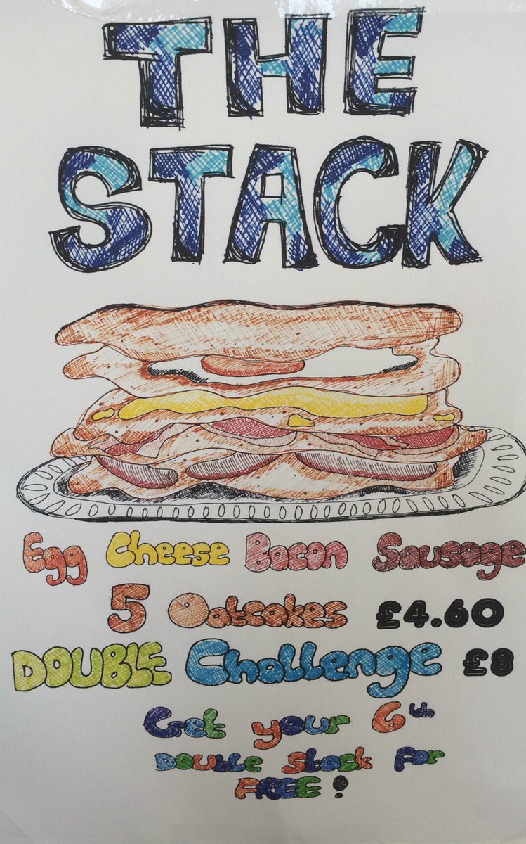 OatcakeShop's tweet photo. It's here... 'The Stack'
Can you attack The Stack? #thestack #doublestackchallenge https://t.co/7MbxJq7NbK