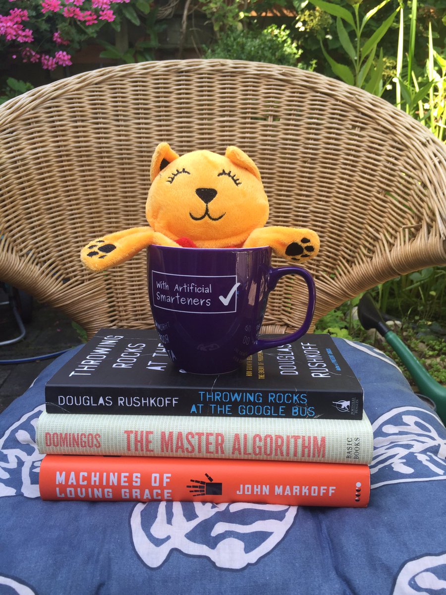 <a href="/nuclai/">nucl.ai Conference</a> enjoying some books in the garden #nuclai16mug cc: <a href="/alexjc/">Alex J. Champandard 🍂</a> <a href="/samim/">samim</a>