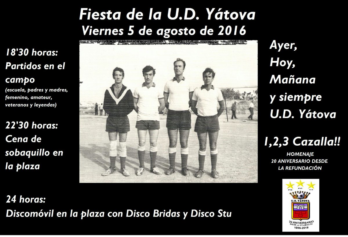 UD_Yatova's tweet photo. Ya sabéis, todo el mundo q haya jugado en este club y lo quiera pasará en grande, q no dude en bajar https://t.co/c0Rj8mRjyT