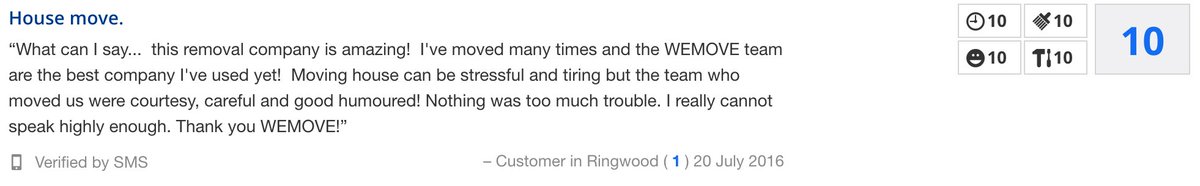 wemovesouth's tweet photo. We LOVE our customers who take the time to leave us feedback like this :) https://t.co/kUZGQk38XV