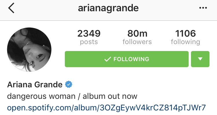 Grande_newss's tweet photo. Ariana reached 80m on Instagram! https://t.co/zHwBRES4vh