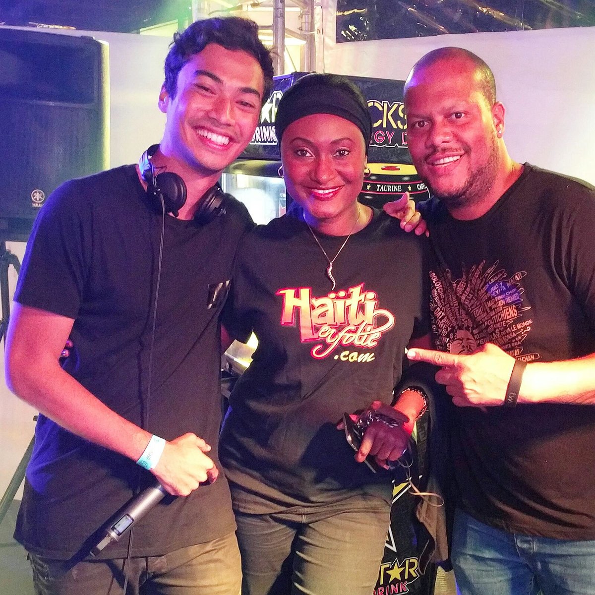Fabiennecolas's tweet photo. #Montreal @MichaelBrun is in da house tonight! W/ DJRocksteady @ Festival @HaitiEnFolie this Tuesday, July 26 #HEF16 https://t.co/gXl9ZeVZem