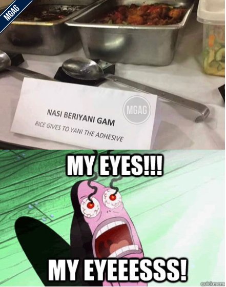 My_MGAG's tweet photo. Have you tried the famous Malaysian dish, Rice Gives to Yani Adhesive? https://t.co/3pyFmT26Ss