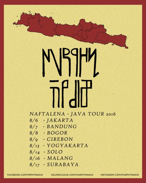 wehumcollective's tweet photo. Yo for the next installment of #HummingMad we'll be helping Murphy Radio for Jakarta leg of their Naftalena Tour. https://t.co/Kxt7MBMMpt